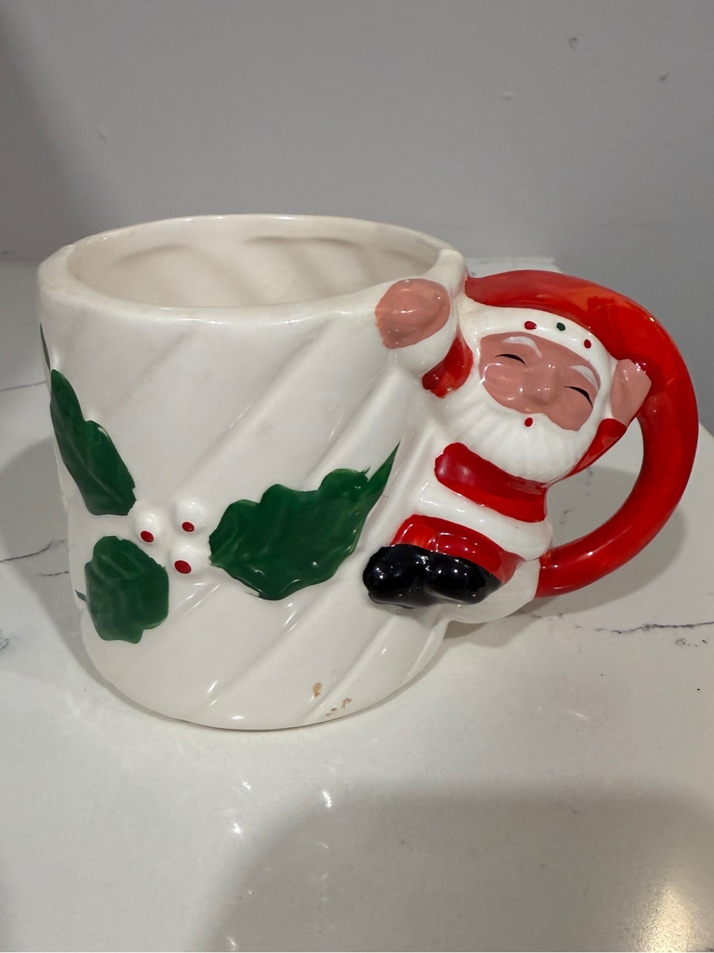 Vintage Santa Mug Made in Taiwan